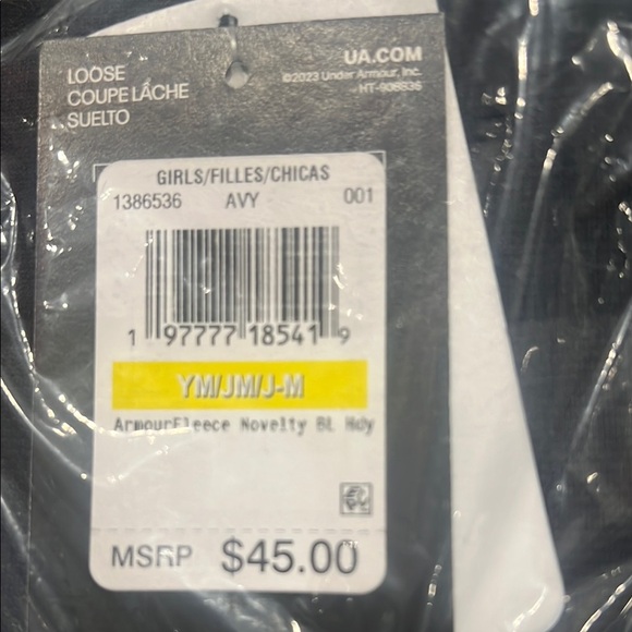 Under Armour Black Kids Hoodie - Picture 3 of 3